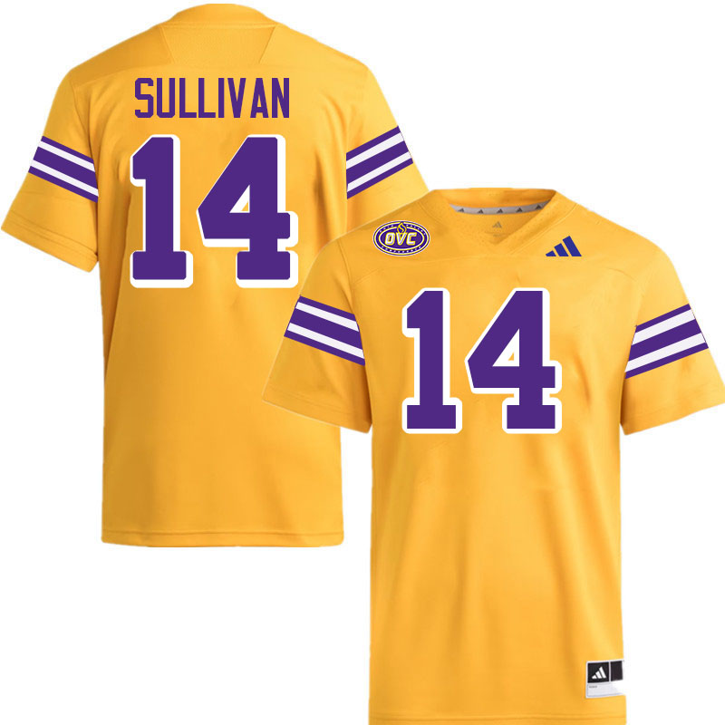 Tennessee Tech Golden Eagles #14 Maury Sullivan College Football Jerseys,Uniforms-Gold